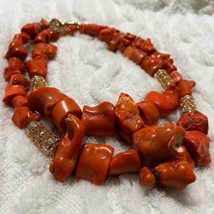 NATURAL PURE AFRICAN CORAL BEADS